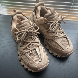 Like new balenciaga WOMEN'S TRACK SNEAKER RECYCLED SOLE IN BEIGE
